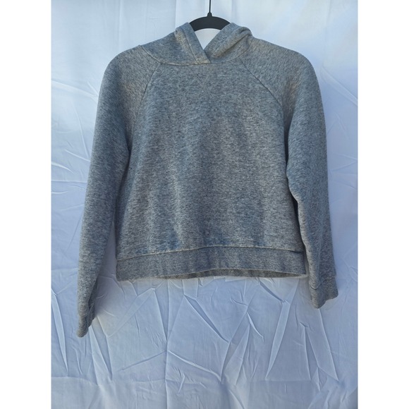 Madewell Tops - Madewell MWL Heather Grey Raglan Sleeve Pullover Hoodie Sweatshirt XS